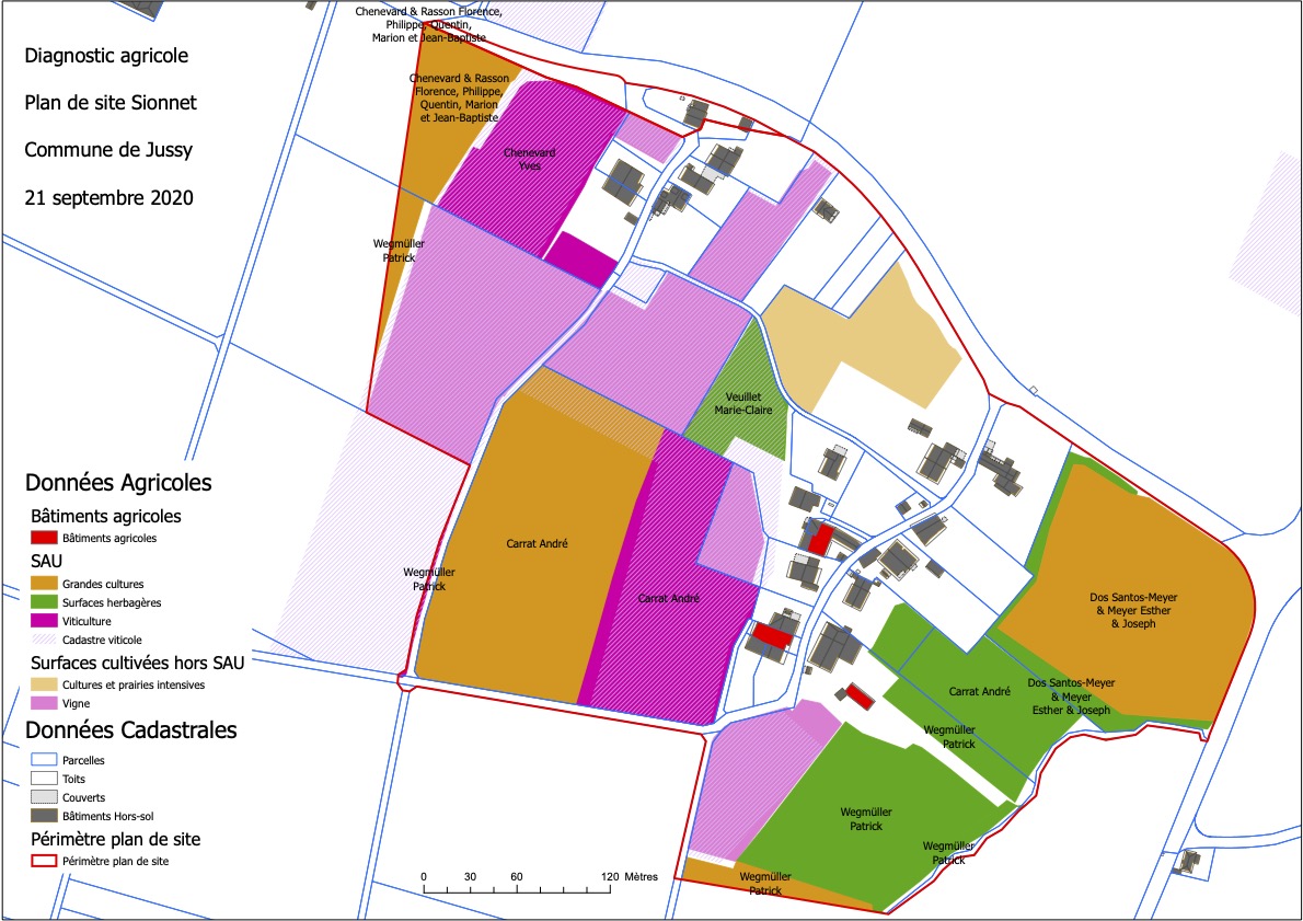 Plan de site - Hammeau de Sionnet